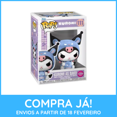 Figura Funko Pop Kuromi Baku em caixa