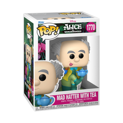 Figura Funko Pop! Mad Hatter With Tea em caixa de vinil Alice in Wonderland