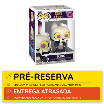 Figura Funko Pop King de Disney The Owl House em caixa
