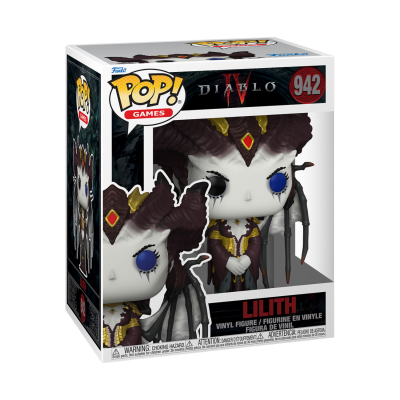 Figura Funko Pop! Lilith do jogo Diablo IV na caixa