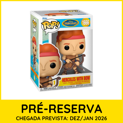 Funko Pop! Disney Hercules figura de vinil com arco dentro de caixa