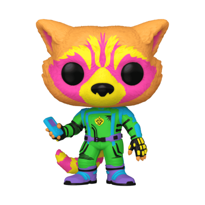 Figura colecionável Funko Pop de raposa com fato verde e dispositivo azul