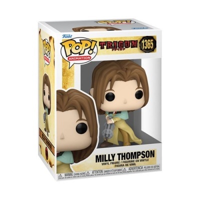 Figura Funko Pop! Milly Thompson da série Trigun em caixa com janela