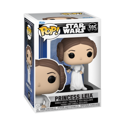 Figura Funko Pop Princess Leia Star Wars caixa