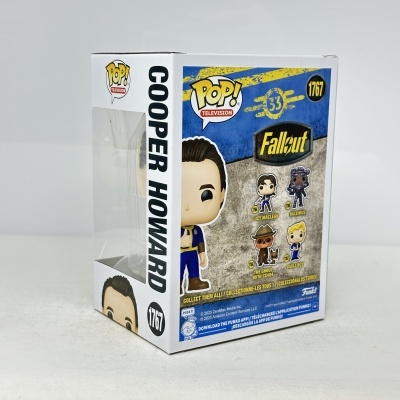 Embalagem Funko Pop! Television número 1767 personagem Fallout Cooper Howard