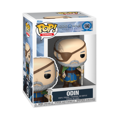 Funko Pop Games Odin God of War Ragnarok número 1342 em caixa