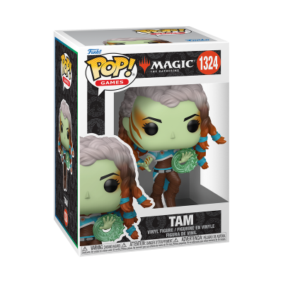 Figura Funko Pop! Tam de Magic The Gathering na embalagem