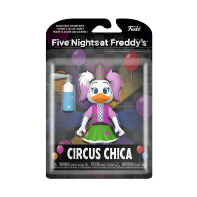 Figura de ação Circus Chica Five Nights at Freddy's em embalagem blister