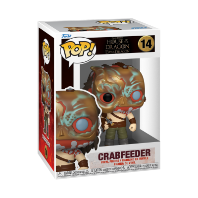 Figura Funko Pop! Crabfeeder da House of the Dragon em caixa