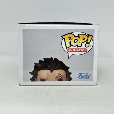 Embalagem Funko Pop Animation com figura e logotipos visíveis