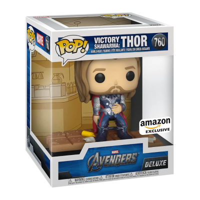 Boneco Funko Pop! Thor Victory Shawarma 760 na caixa com selo amazon EXCLUSIVE