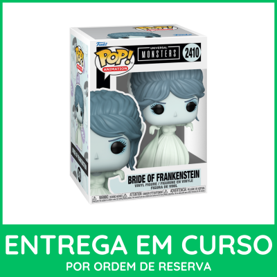 Funko Pop Noiva de Frankenstein em caixa