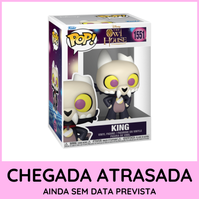 Figura Funko Pop! King da série Disney The Owl House na caixa