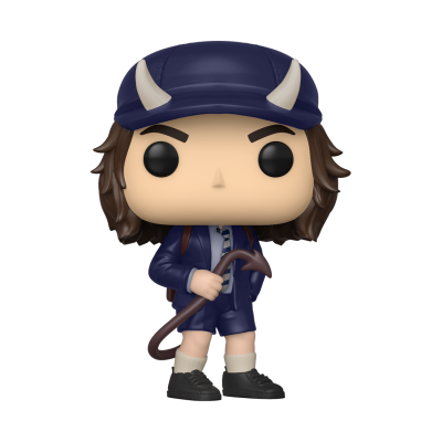 Figura Funko Pop de personagem com boina azul com chifres e bastão