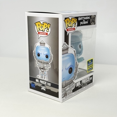 Figura vinil Mr. Freeze Pop! Heroes com embalagem transparente