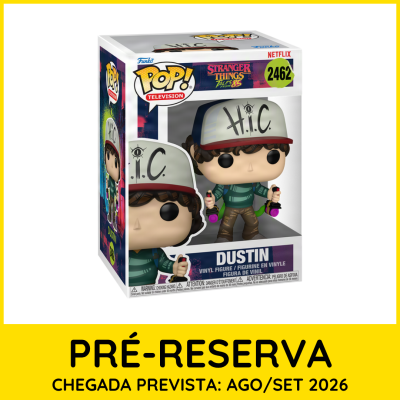Figura Funko Pop! de vinil Dustin Stranger Things em caixa