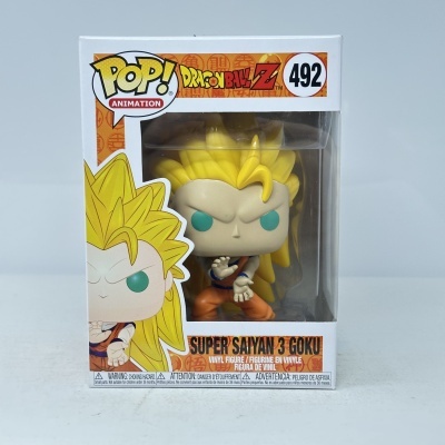 Figura Pop! SUPER SAIYAN 3 GOKU DRAGON BALL Z na caixa