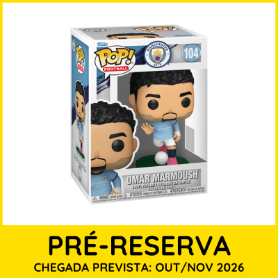 Figura Funko Pop! Omar Marmoush Manchester City com pré-reserva.