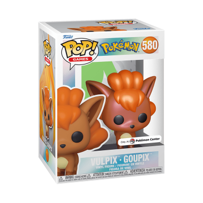 Figura Funko Pop Pokémon Vulpix em caixa