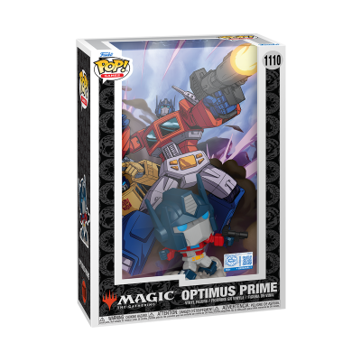 Funko Pop! Optimus Prime Magic The Gathering embalagem