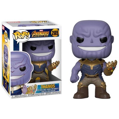 Boneco Funko Pop! Thanos Marvel Avengers Infinity War com caixa