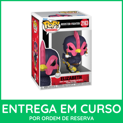 Funko Pop! Animation Elizabeth Rooster Fighter figura colecionável na caixa