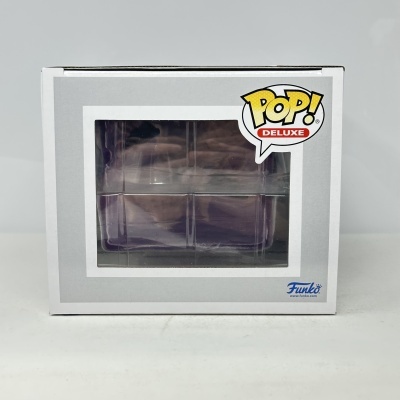 Caixa Funko Pop! Deluxe branca com janela transparente