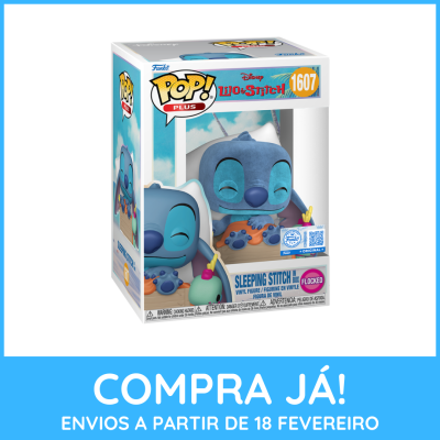 Figura Funko Pop! Plus Sleepinh Stitch em caixa