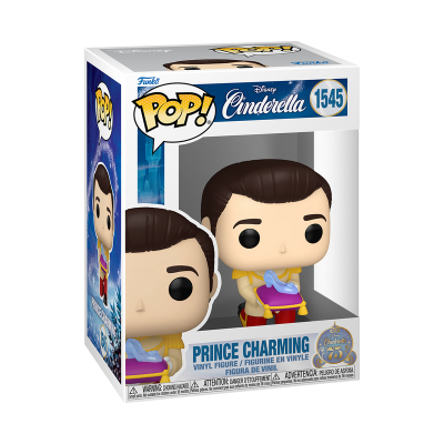 Figura Funko Pop! Disney Cinderella Príncipe Encantado nr 1545 em vinil na caixa