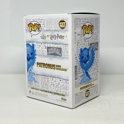 Embalagem Funko Pop! Patronus Albus Dumbledore Harry Potter número 127
