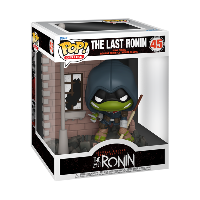 Figura Funko Pop! Deluxe The Last Ronin 45 com tartaruga ninja de capuz azul