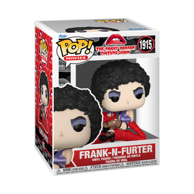 Figura Funko Pop! Frank-N-Furter do filme The Rocky Horror Picture Show em embalagem