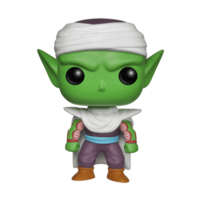 Figura Funko Pop de Piccolo de Dragon Ball com turbante branco e roupa colorida