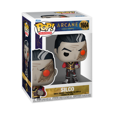 Figura vinyl POP! Silco do Arcane League of Legends em caixa original