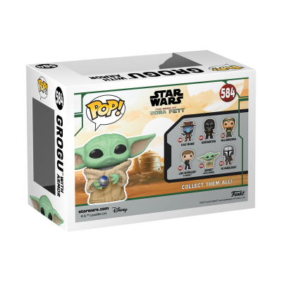 Caixa Funko Pop! Grogu Star Wars número 584