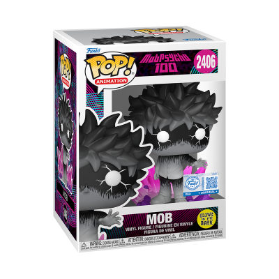Figura Funko Pop! Mob Psycho 100 número 2406 na caixa