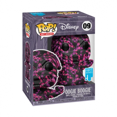 Figura de vinil Pop! Art Series Disney Oogie Boogie na caixa