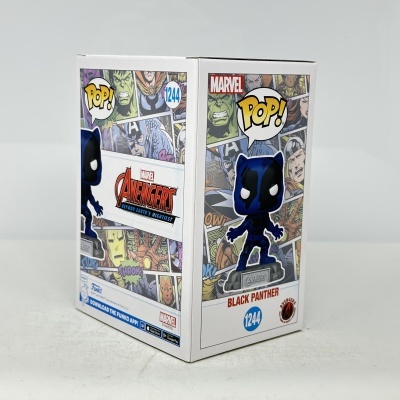 Caixa de Funko Pop! Black Panther Marvel Avengers