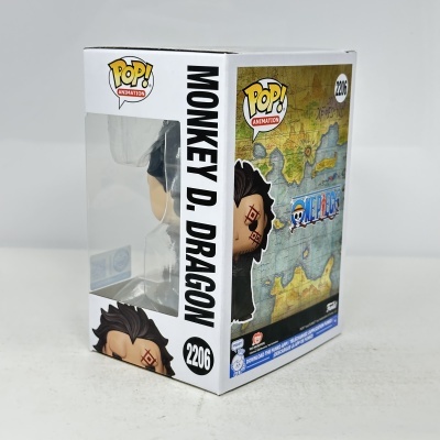Caixa Funko Pop Monkey D. Dragon One Piece número 2206