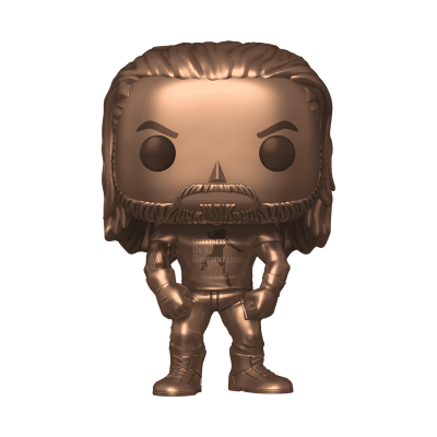 Figura colecionável Funko Pop bronze com cabelo e barba