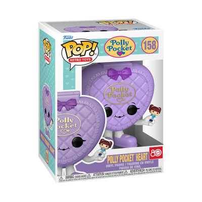 Figura Funko Pop Polly Pocket Heart nº 158 em caixa