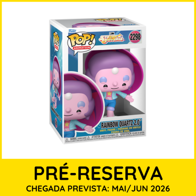 Funko Pop! Animation Rainbow Quartz 2.0 Steven Universe na caixa