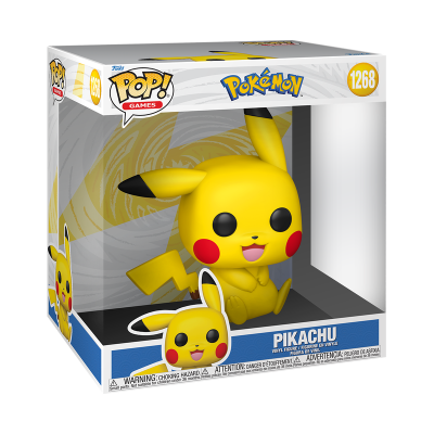 Figura Funko Pop! Pikachu de Pokémon em caixa transparente