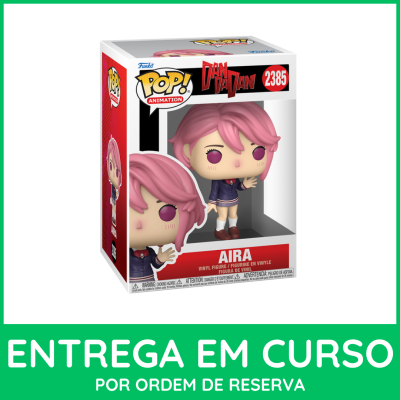Boneco Funko Pop! Aira DANDAN DAN com cabelo rosa na caixa
