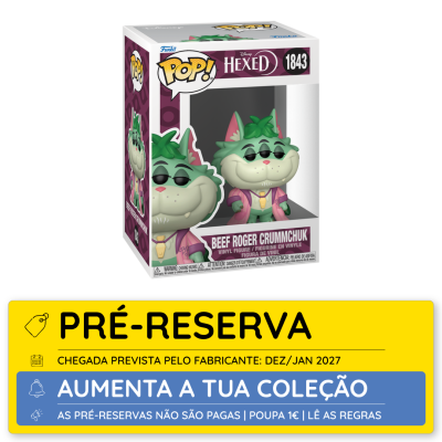 Figura Funko Pop! BEEF ROGER CRUMMCHUK da Disney HEXED em caixa