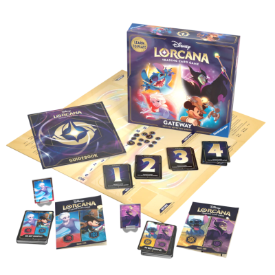 Jogo de cartas Disney Lorcana Gateway com cartas e manual