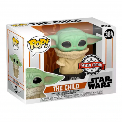 Figura Funko Pop! Star Wars The Child em caixa especial