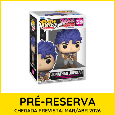 Figura POP! Jonathan Joestar de JoJos Bizarre Adventure na embalagem.