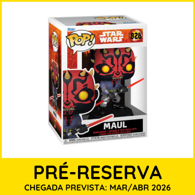 Funko Pop Star Wars Maul nº 828, boneco de vinil na caixa original
