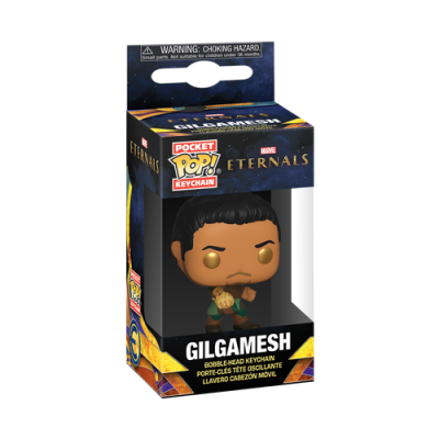 Chaveiro Gilgamesh Pop! Eternals da Marvel em caixa